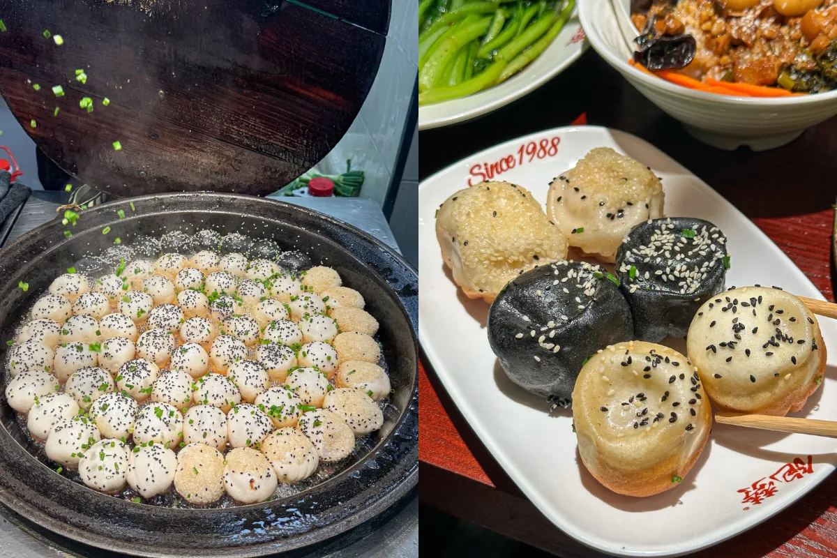 Sinh Tiễn Bao ẩm thực Miếu Thành Hoàng