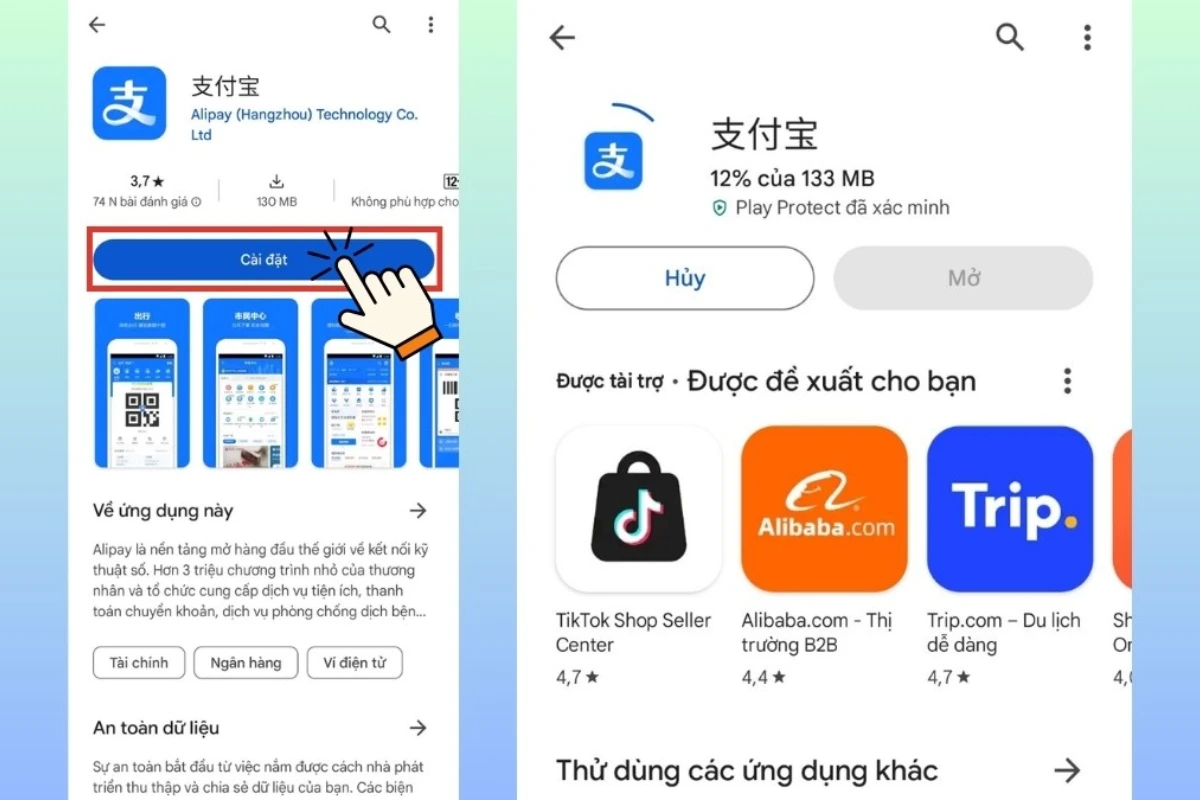 Cách đăng ký và sử dụng Alipay