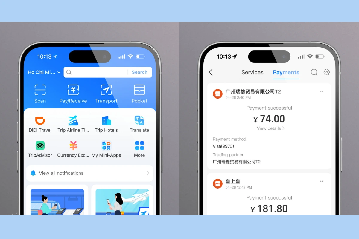 Cách sử dụng Alipay để thanh toán online