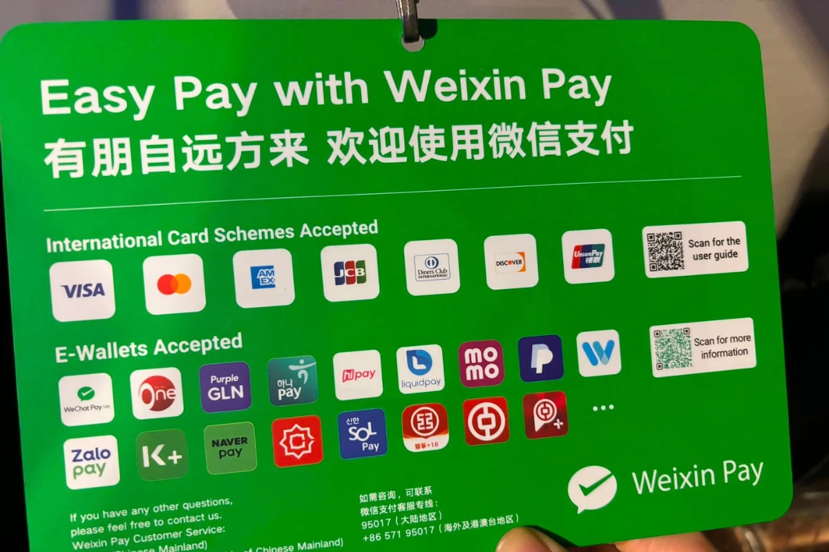 Chuẩn bị cách sử dụng WeChat Pay