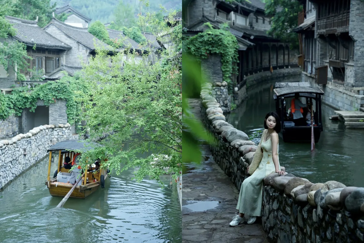 Dạo thuyền ở Cổ Bắc Thủy Trấn