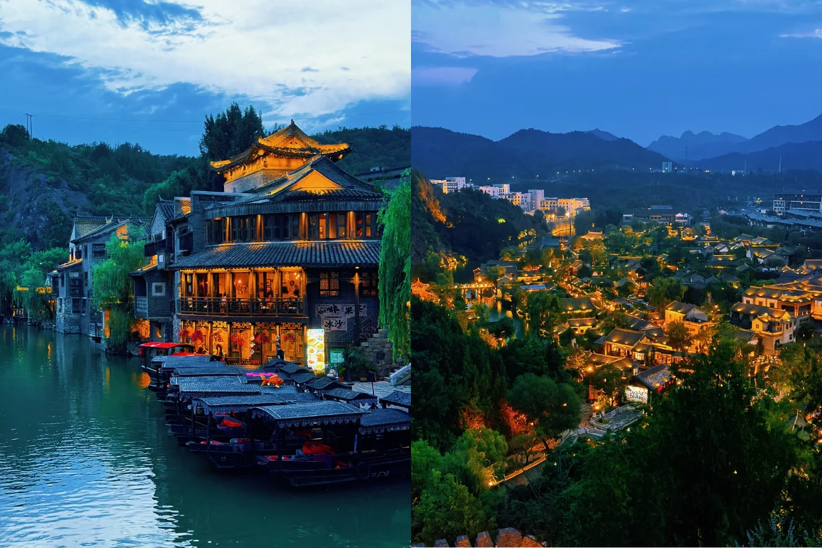 Phố cổ Cổ Bắc Thủy Trấn lên đèn