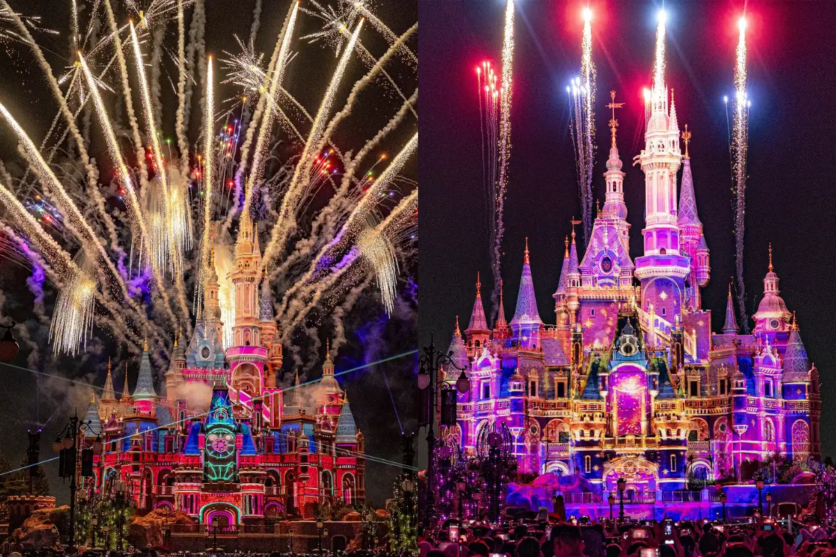 Xem pháo hoa Disneyland Thượng Hải 1 ngày