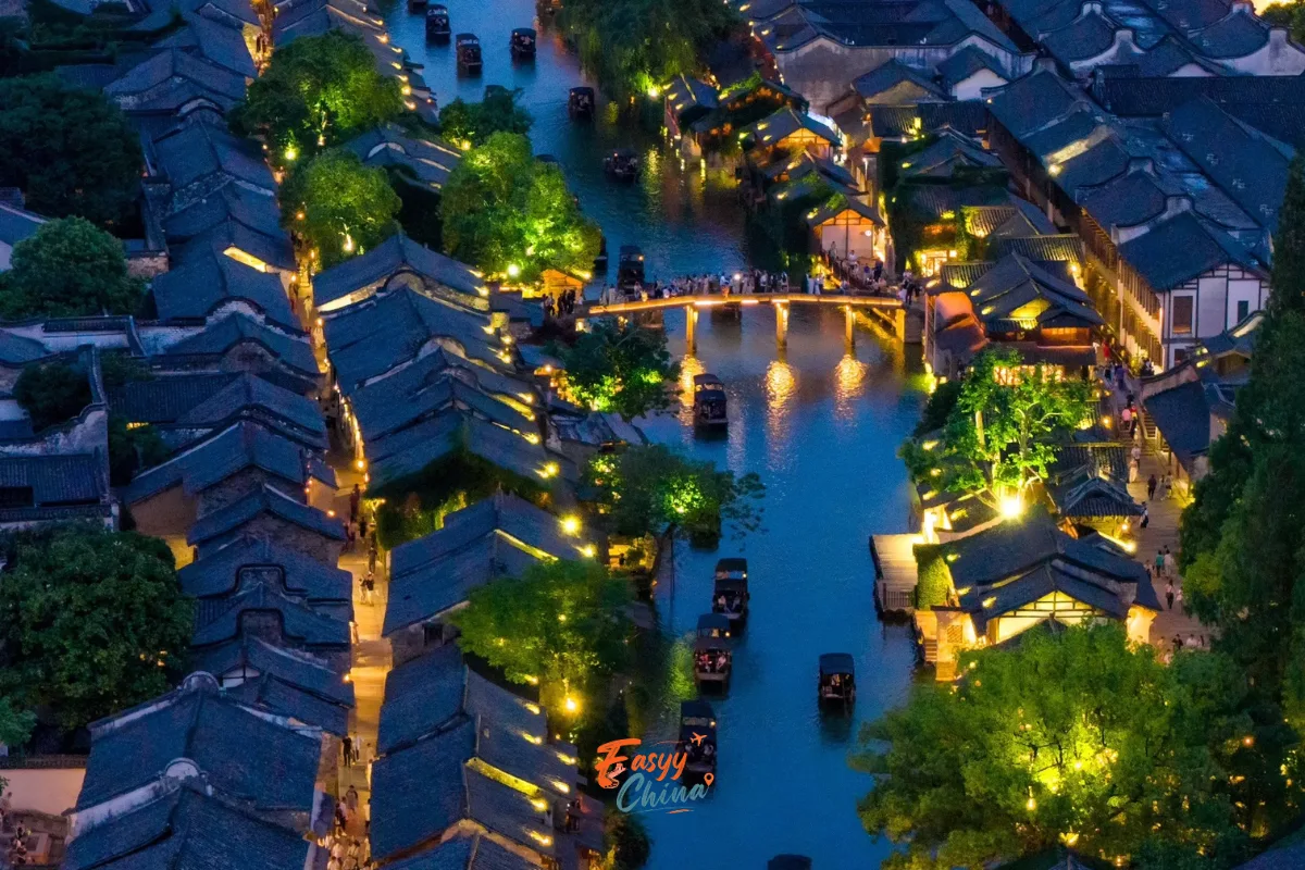 Ngắm Ô Trấn về đêm
