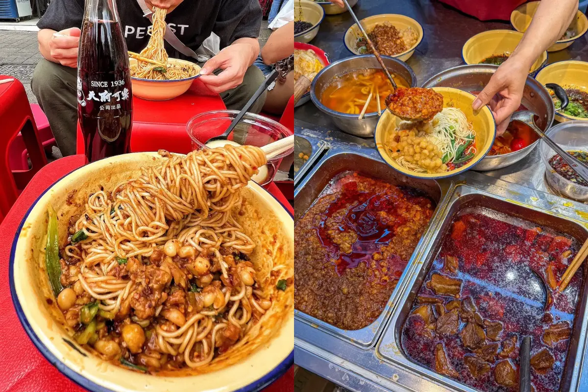 Du lịch Trùng Khánh ăn mì Dandan