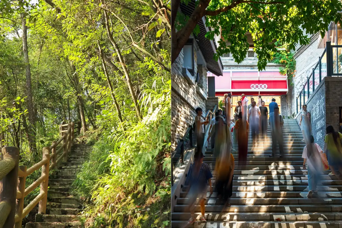Núi Nam Sơn và phố cổ Danzishi