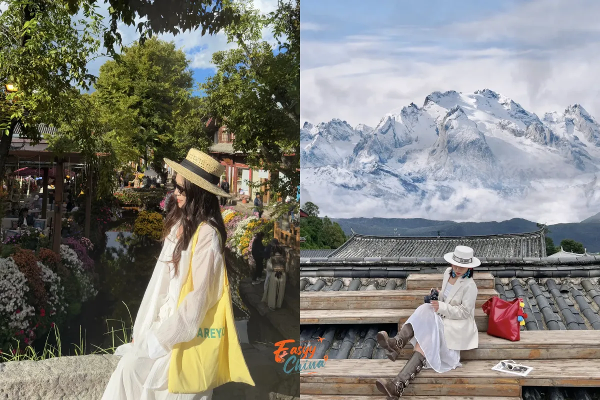 Mùa hè và mùa đông du lịch Lệ Giang 