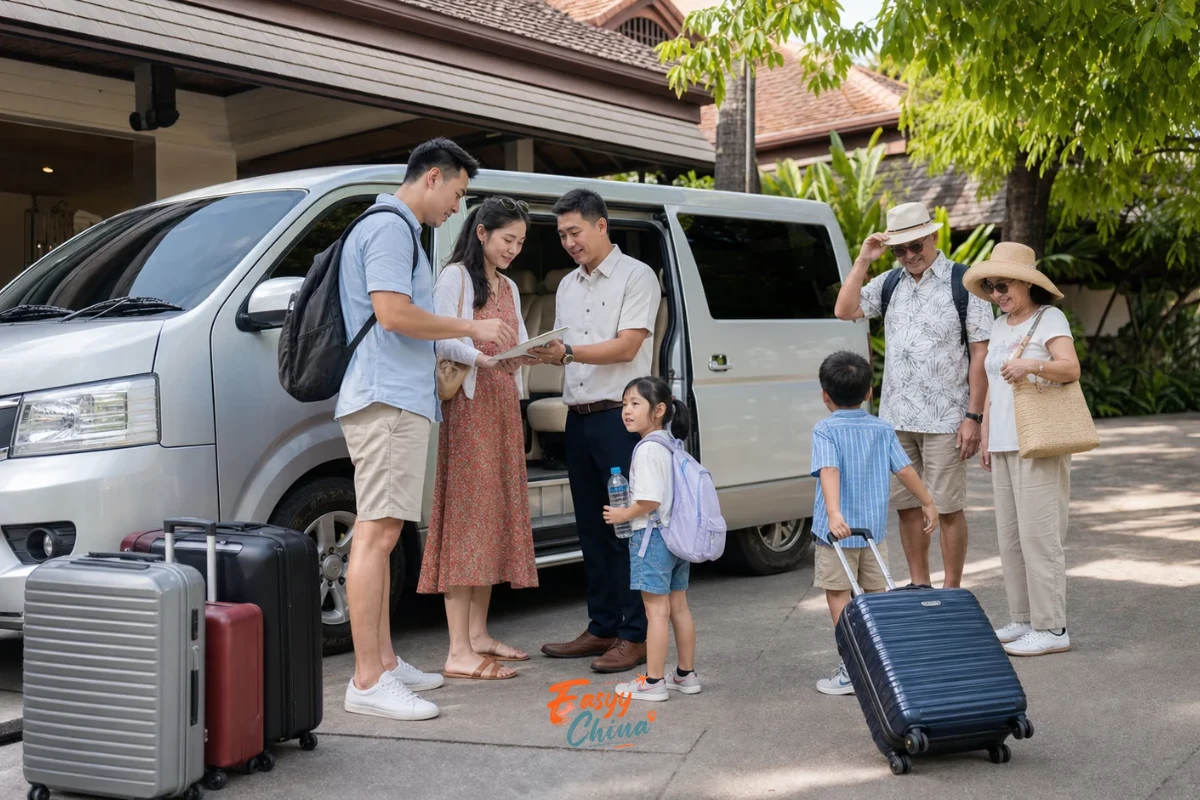 Gia đình muốn chủ động đi tour bán tực túc Trung Quốc