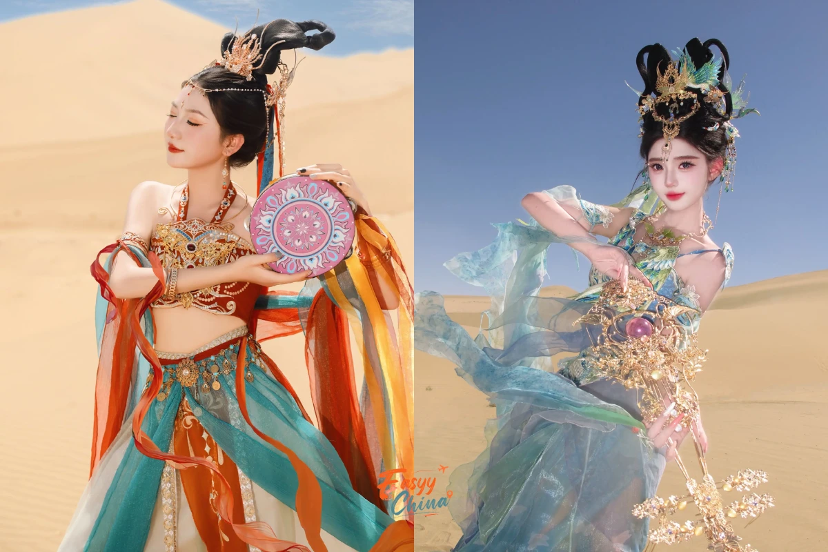 Trang phục Phi Thiên Đôn Hoàng Trung Quốc