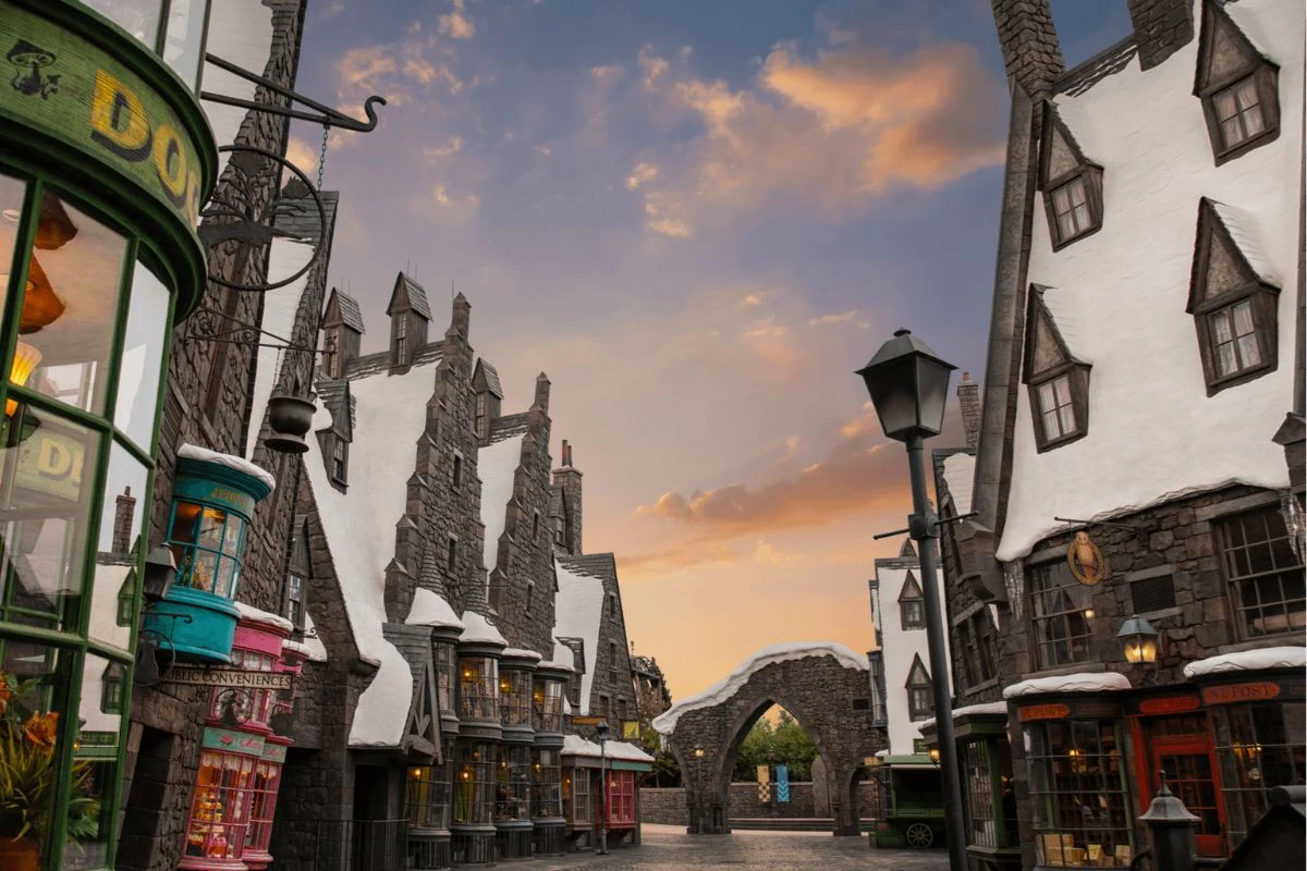 Uống bia bơ cực cool tại Harry Potter Universal Studios Bắc Kinh