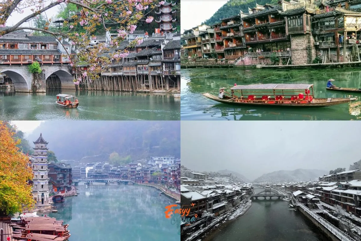 Thời điểm đẹp nhất để khám phá Phượng Hoàng Cổ Trấn