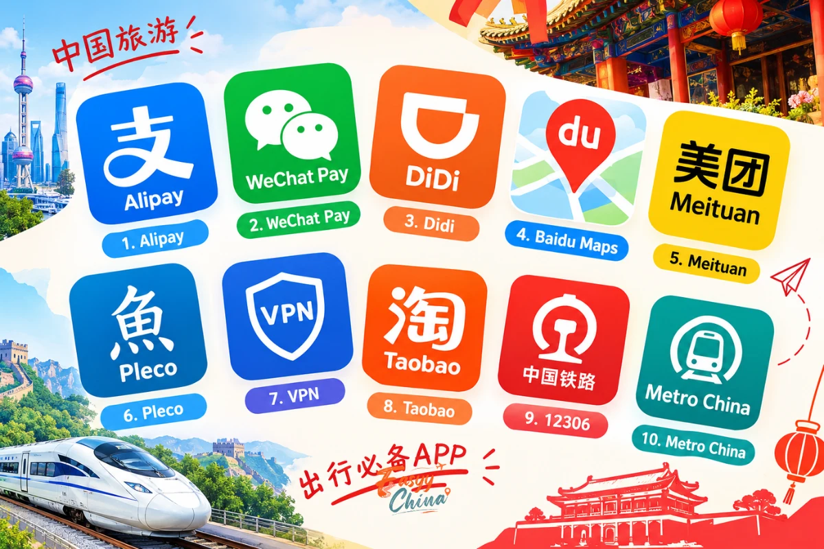 Tổng hợp 10 ứng dụng cần thiết khi du lịch Trung Quốc