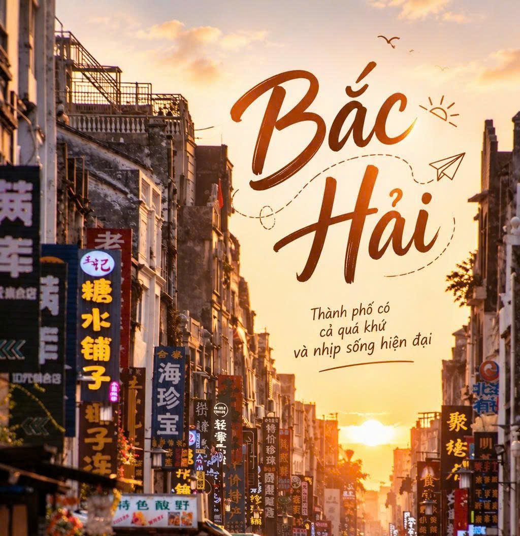 Bắc Hải phố cổ kể chuyện, biển xanh tiếp lời